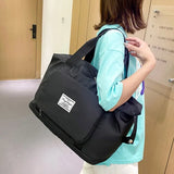 Large Capacity Travel Bag Folding Handbag Waterproof Luggage Bags Gym Bag