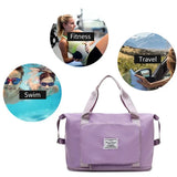 Large Capacity Travel Bag Folding Handbag Waterproof Luggage Bags Gym Bag