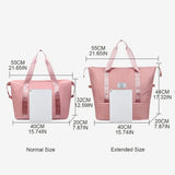 Large Capacity Lightweight Travel Bag Gym Bag Wet & Dry Separation Bag
