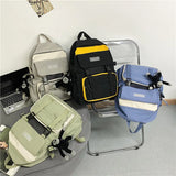 Large Capacity Teenage Girl Backpack Waterproof Schoolbag