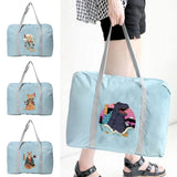 Large Capacity Travel Bag Unisex Organizers Foldable Luggage Handbags Japan Cat