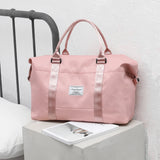 Large Capacity Travel Bag Woman Letters Printing Luggage Bags Hand Tote Lady