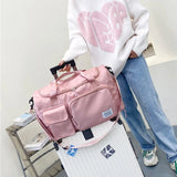 Large Capacity Travel Bags Waterproof Luggage Clothes Shoes Tote Bag Handbag