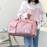 Large Capacity Travel Bags Waterproof Luggage Clothes Shoes Tote Bag Handbag