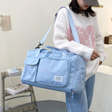 Large Capacity Travel Bags Waterproof Luggage Clothes Shoes Tote Bag Handbag