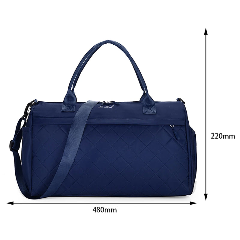 Large Capacity Duffel Bag Gym Sports Yoga Storage Wet Dry Shoulder Tote