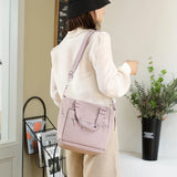Waterproof Nylon Women Shoulder Messenger Bag with Zipper Pocket