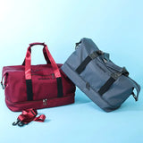 Large Capacity Fitness HandBag for Short Trips, Wet Dry Separation, Weekend Bag