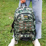 Large Capacity Camo Travel Knapsack Waterproof Multi-Pockets