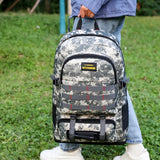 Large Capacity Camo Travel Knapsack Waterproof Multi-Pockets