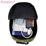 Large Capacity Travel Knapsack Oxford Trekking Rucksack Waterproof Multi-Pockets