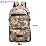 Large Capacity Travel Knapsack Oxford Trekking Rucksack Waterproof Multi-Pockets