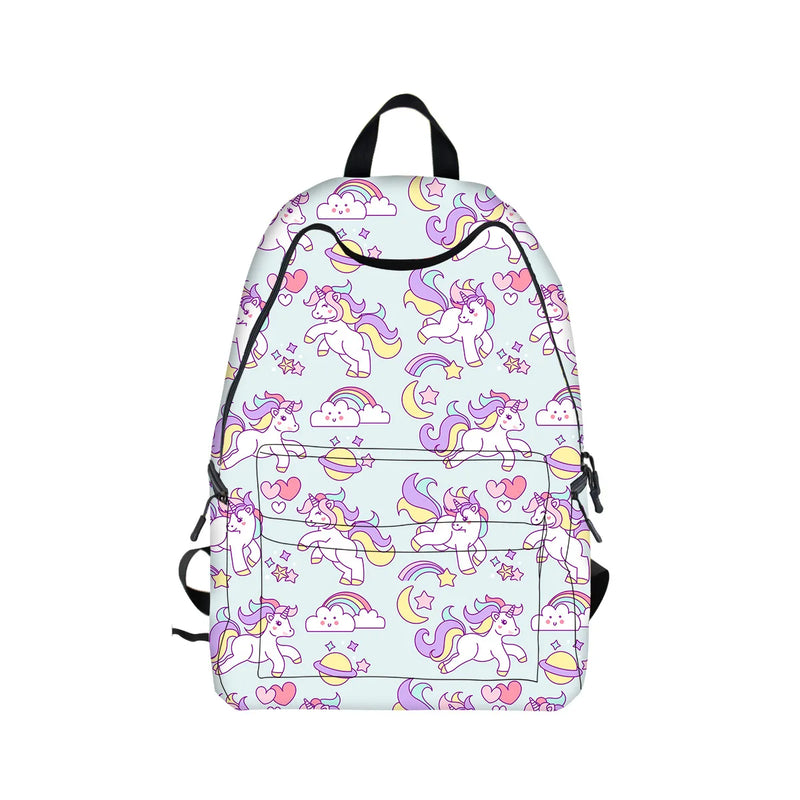 Large Capacity Unicorn Printed School bags for Teenagers Girls