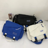 Large Capacity Canvas Messenger Bag Girls Women Postman Shoulder Bag