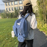 Large Capacity Travel Backpack Nylon Waterproof Student School Bag