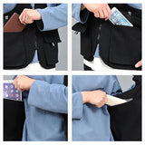 Large Capacity Vest Backpacks Chest Pack Strap Wearing Vest Bag