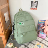 Large Capacity Vintage Backpack School Bags For Teenage Girls