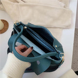Vintage Messenger Bags Women Pu Leather Shoulder Bags Office Ladies Handbags