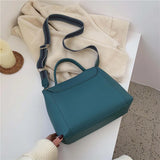 Vintage Messenger Bags Women Pu Leather Shoulder Bags Office Ladies Handbags