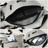 Large Capacity Unisex Waist Bag Fanny Pack Street Wear Chest Bags