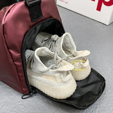 Large Capacity Waterproof Gym Bag Hand-Carrying Travel Luggage Bag