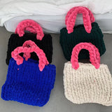 Winter Hand Woven Soft Warm Plush Women's Bag