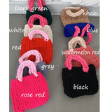Winter Hand Woven Soft Warm Plush Women's Bag