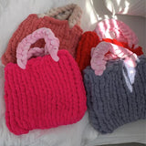 Winter Hand Woven Soft Warm Plush Women's Bag