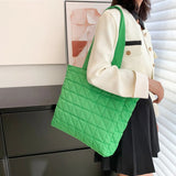 Winter Shoulder Bag Soft Cotton Handbag Casual Tote Bags For Women