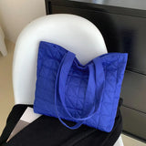 Winter Shoulder Bag Soft Cotton Handbag Casual Tote Bags For Women