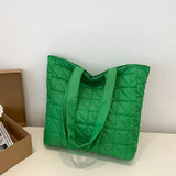 Winter Shoulder Bag Soft Cotton Handbag Casual Tote Bags For Women