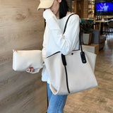 Large-Capacity Women Casual Canvas Shoulder Bag