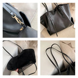 Large-Capacity Women Casual Canvas Shoulder Bag