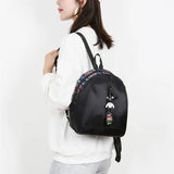 Large Capacity Women Backpack Oxford Shoulder Bag Female Multi-Function