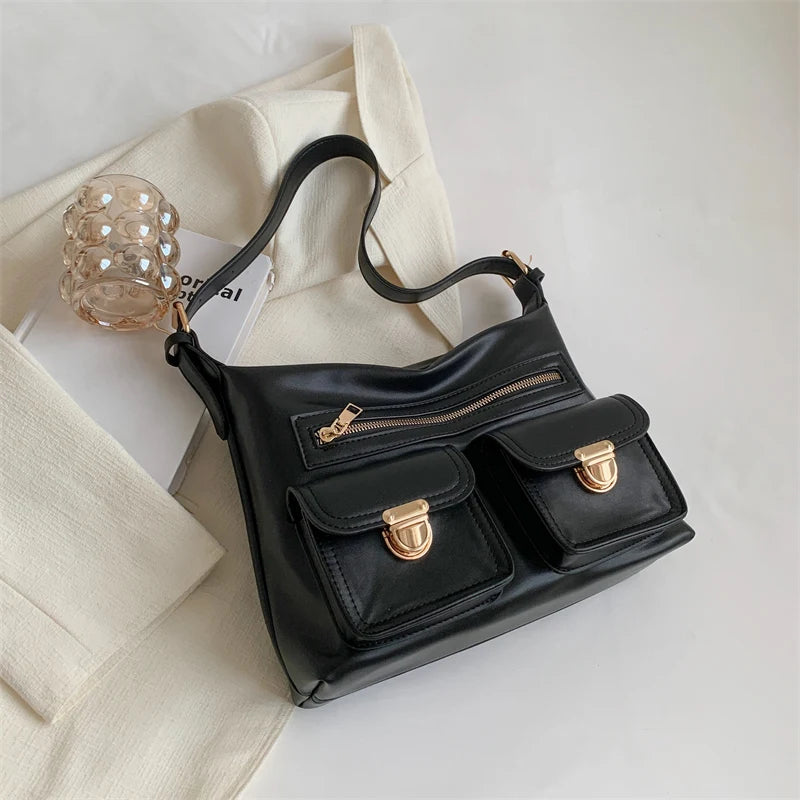 Large Capacity Punk Style Vintage Shoulder Purse Handbags