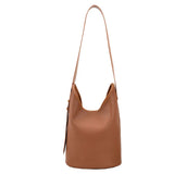 Large Capacity Women Bucket Bag PU Leather Shoulder Bags Handbag