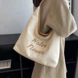 Large Capacity Canvas Shoulder Bags Female Casual Tote Bags College Girls