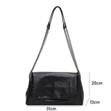 Large Capacity Women Chains Shoulder Bags Lady All-match Commuter Crossbody Bag