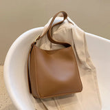 Large Capacity Women Crossbody Pack PU Leather Single Shoulder Bags