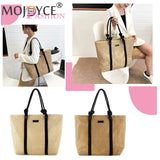 Summer Beach Woven Straw Tote Shoulder Bag Large Capacity Women Handbag