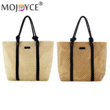 Summer Beach Woven Straw Tote Shoulder Bag Large Capacity Women Handbag