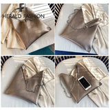 Vintage Shoulder Bags Women Tote Bag Large Capacity Ladies Handbag