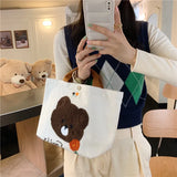 Large Capacity Women Lunch Bento Bag Small Tote Purse Handbags