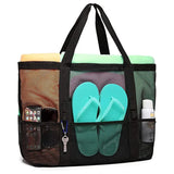 Large Capacity Women Mesh Transparent Beach Bag
