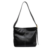 Large Capacity Women Pu Leather Handbags Bucket Bag High Shoulder Travel Bags