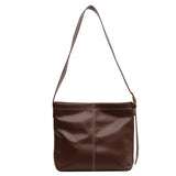 Large Capacity Women Pu Leather Handbags Bucket Bag High Shoulder Travel Bags