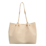 Large Capacity Women Pu Leather Handbags High Ladies Big Chain Shoulder Travel B