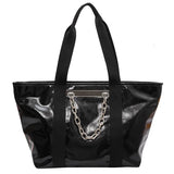 Large Capacity Women Pu Leather Handbags High Ladies Shoulder Travel Bag
