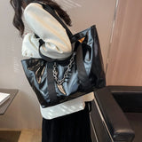 Large Capacity Women Pu Leather Handbags High Ladies Shoulder Travel Bag