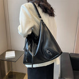 Large Capacity Women Pu Leather Handbags Tote Bags High Ladies Big Shoulder